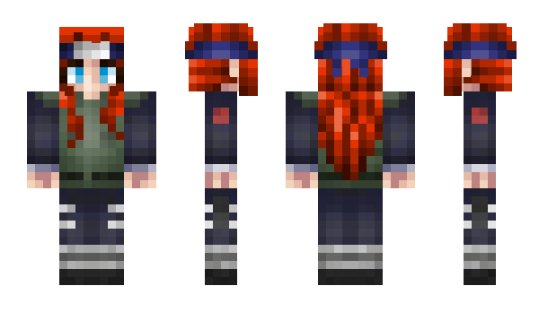 Minecraft skin KushinaUzumaki