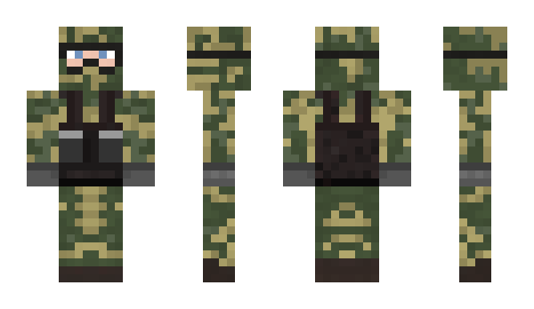 Minecraft skin soldierusa