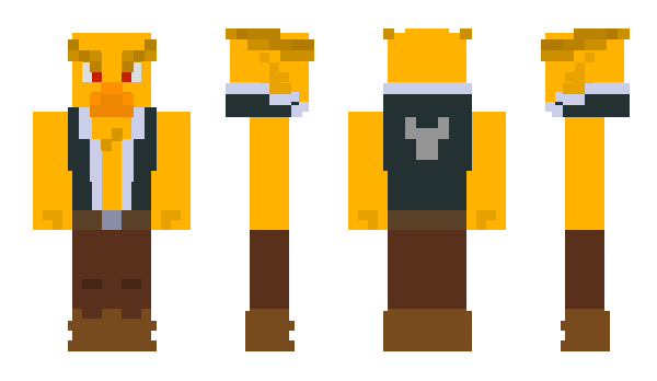 Minecraft skin golden01