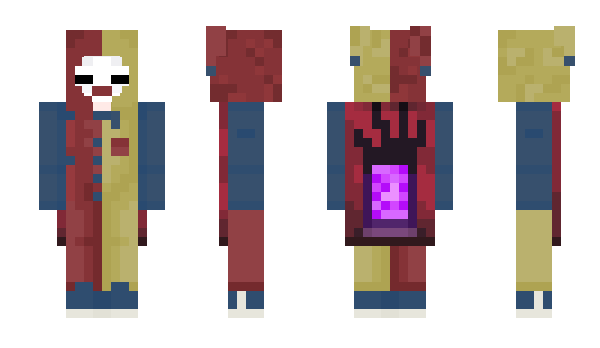 Minecraft skin IceyClown