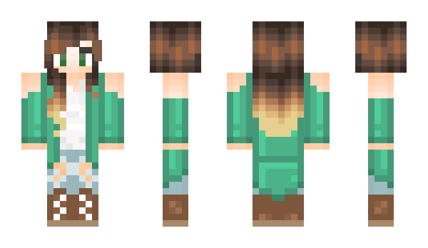 Minecraft skin Aurya