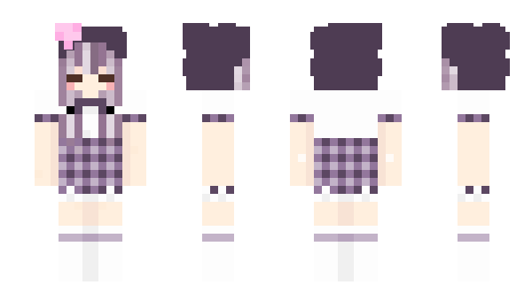 Minecraft skin SkeletonIsDown