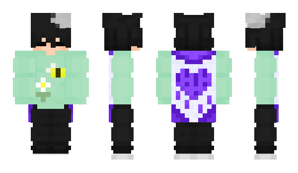 Minecraft скин по нику BeeRainYT