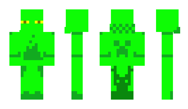 Minecraft skin GreenMen