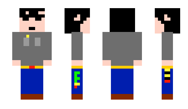 Minecraft скин по нику yhalishpitzer