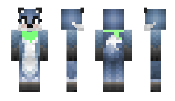 Minecraft skin BlueFox01