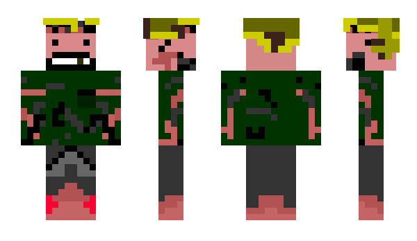 Minecraft skin bulletman