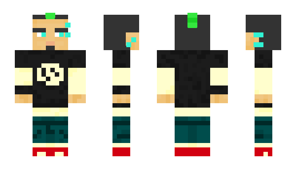 Minecraft skin RainBH