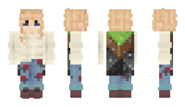 Minecraft skin OliSunada