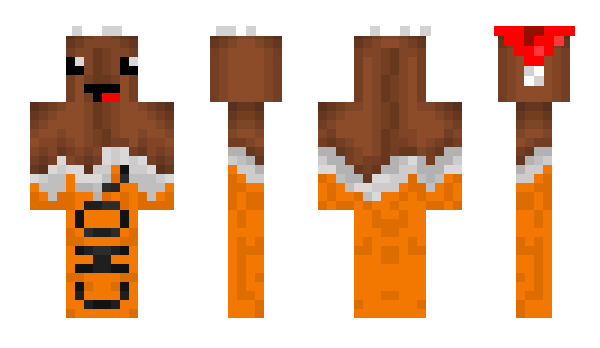 Minecraft skin Choco_Orange