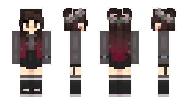 Minecraft skin DaHuntress