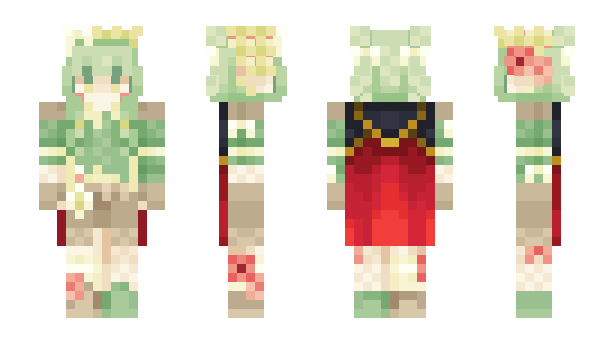 Minecraft skin PopUpPoppy