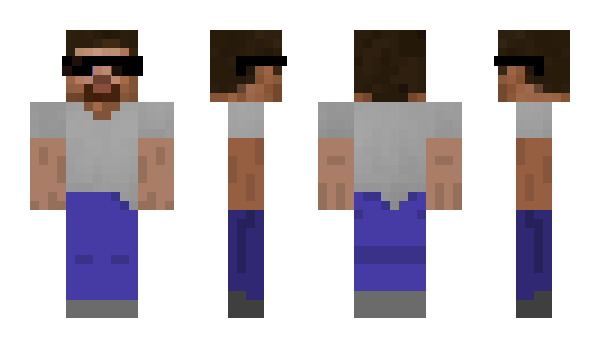 Minecraft skin graveled