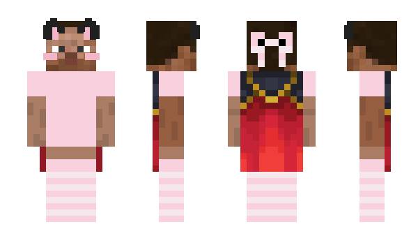 Minecraft skin swimonthemooon