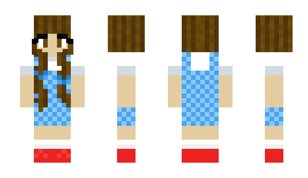 Minecraft skin DorothyFromOz