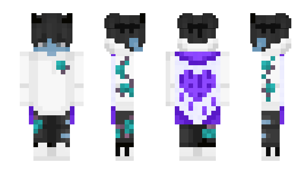 Minecraft skin Blueglitch