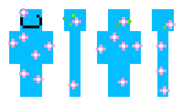 Minecraft скин по нику GreenDragonBlue