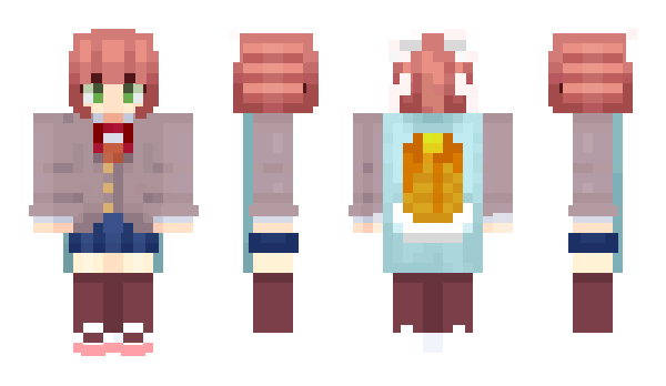 Minecraft skin VertMolen