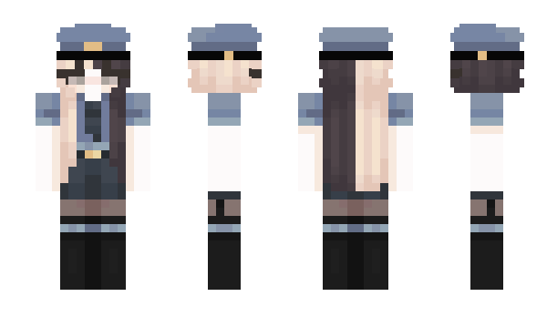 Minecraft skin PoliceWomen126