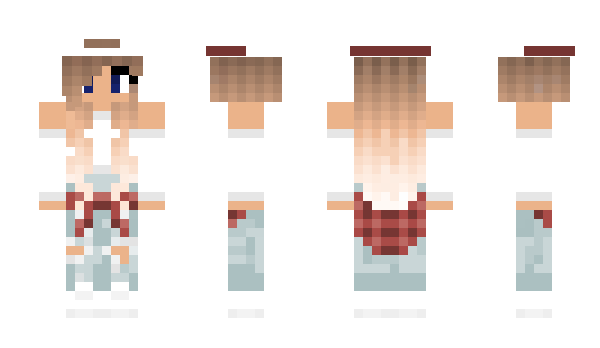 Minecraft skin EGirlX