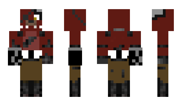 Minecraft skin witheredFoxy21