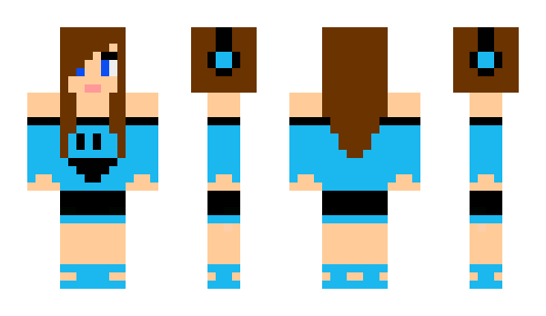 Minecraft skin Lunetta