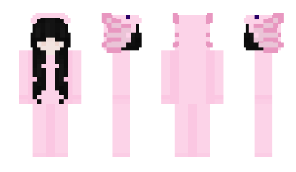 Minecraft skin AngryAxolotel