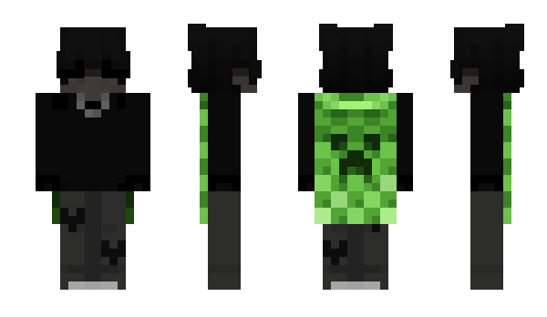 Minecraft skin PoppedMC