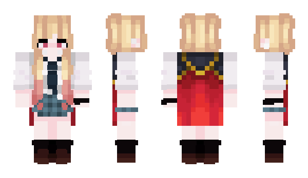 Minecraft skin tsundereeeee