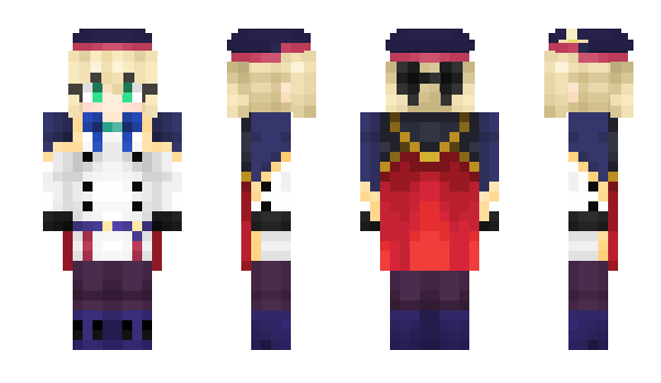 Minecraft skin AnnieCyan