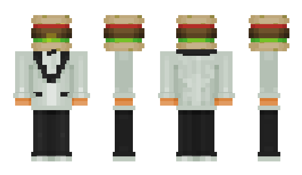 Minecraft скин по нику BurgerParty