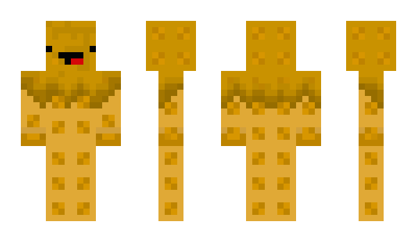 Minecraft skin WafflePvP