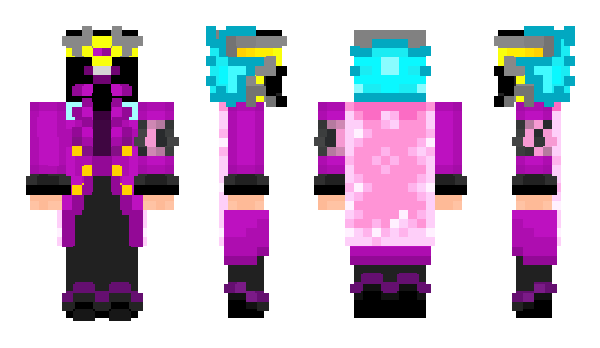 Minecraft skin fiolet2022m