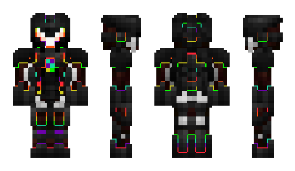 Minecraft skin Neon620624