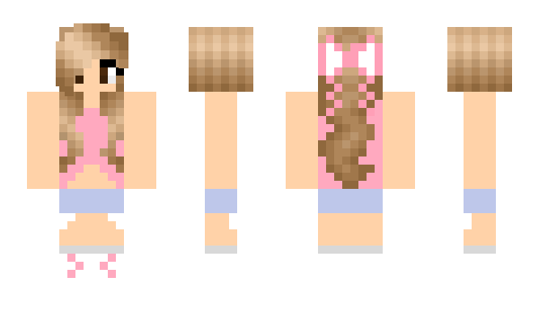 Minecraft skin BOW_GIRL