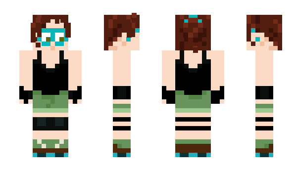 Minecraft skin BlueValoon