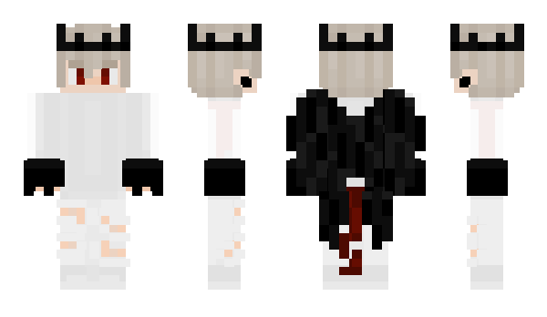 Minecraft skin AquRaven