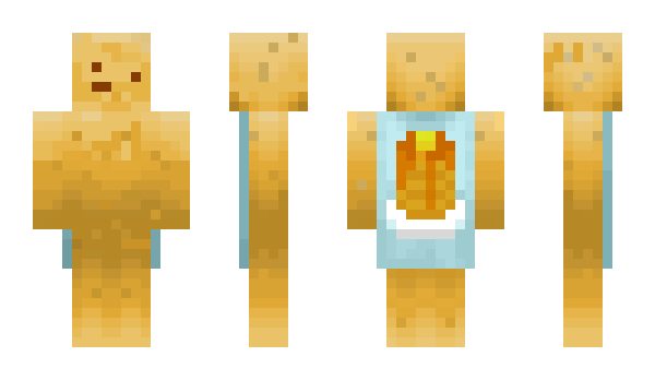 Minecraft скін по ніку PotatoFamilly