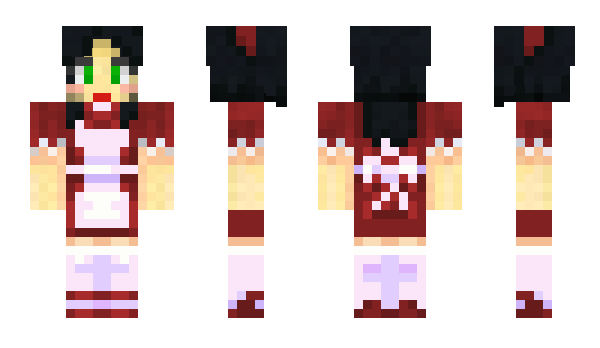 Minecraft skin Amayawolf