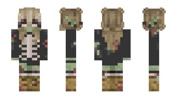 Minecraft skin gh0stg00