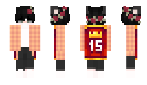 Minecraft skin FoxTiling