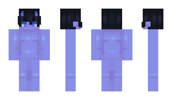 Minecraft skin BLUEHORNS