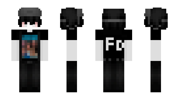 Minecraft скін по ніку MaouArika