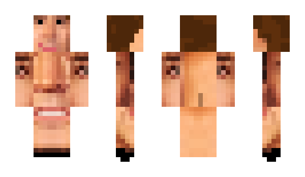 Minecraft skin Mnniska