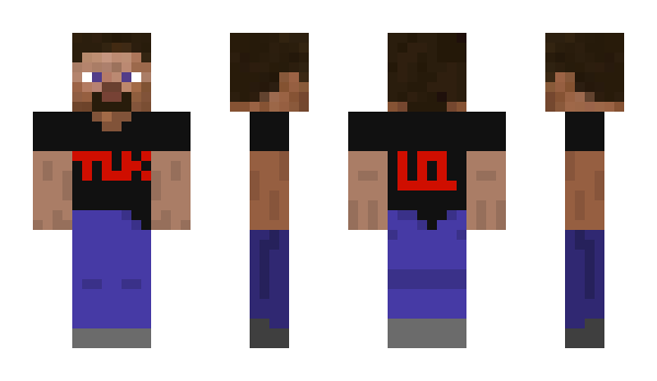 Minecraft скин по нику Tuxpu