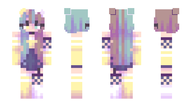 Minecraft скин по нику ella_xox