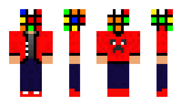 Minecraft skin Colourfulcube