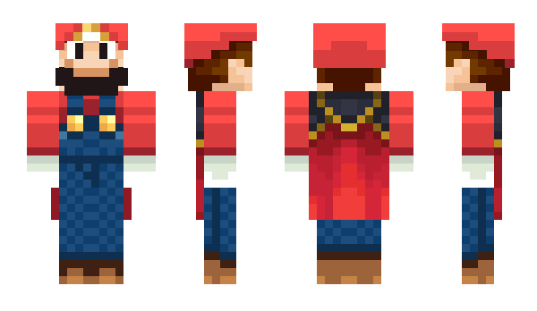 Minecraft skin red695