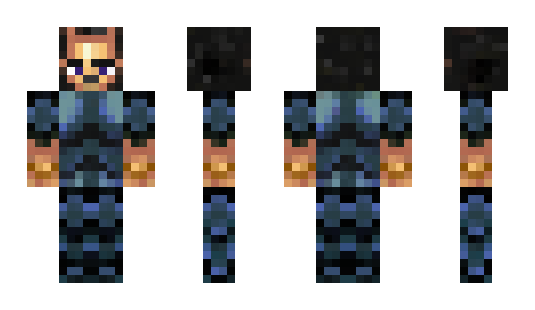 Minecraft skin Cyan04
