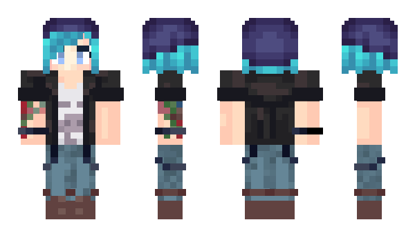 Minecraft skin BeatrizFS